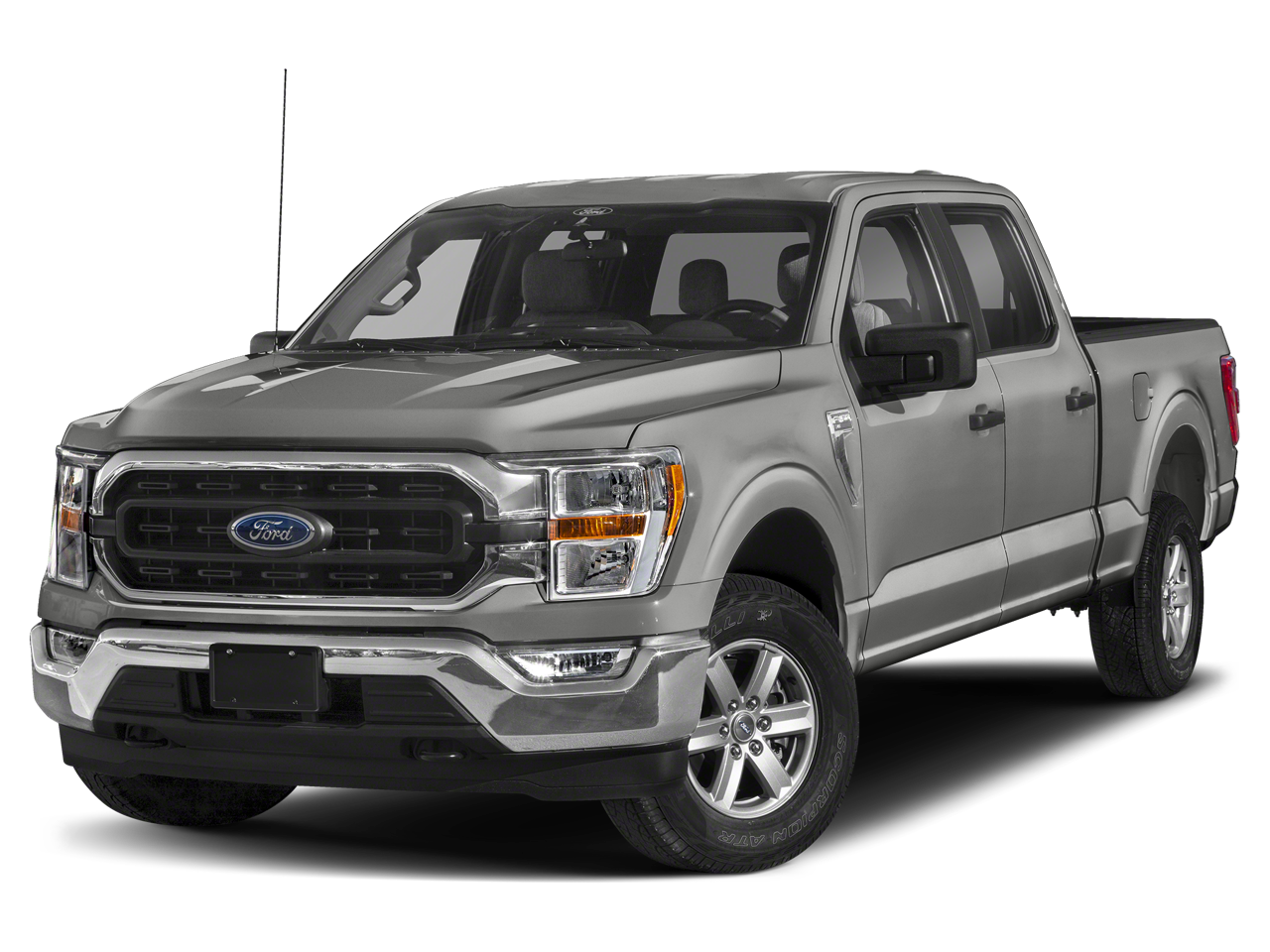 2023 Ford F-150 XLT in Avalanche — front three-quarter view