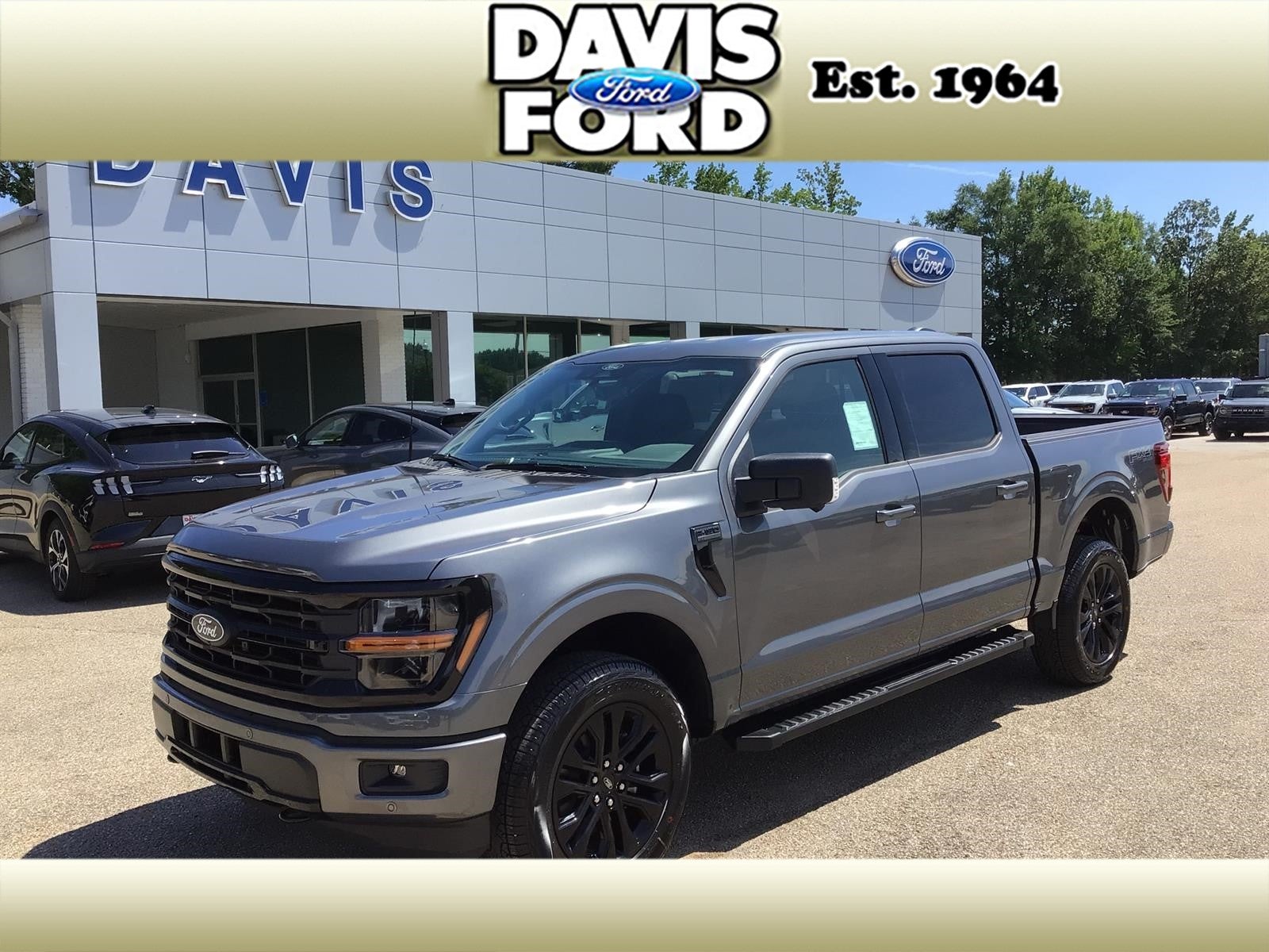 2026 Ford F-150 XLT in Carbonized Gray Metallic — front three-quarter view