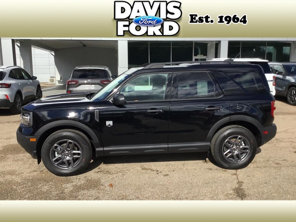 2025 Ford Bronco Sport Big Bend in Shadow Black G1 — front three-quarter view